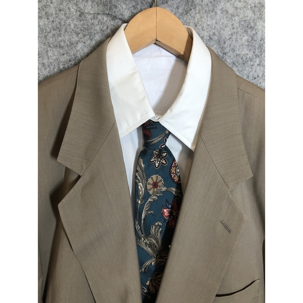Mappelli de Milano Blazer‎ Mens 50R Brown Suit Jacket Casual Business
